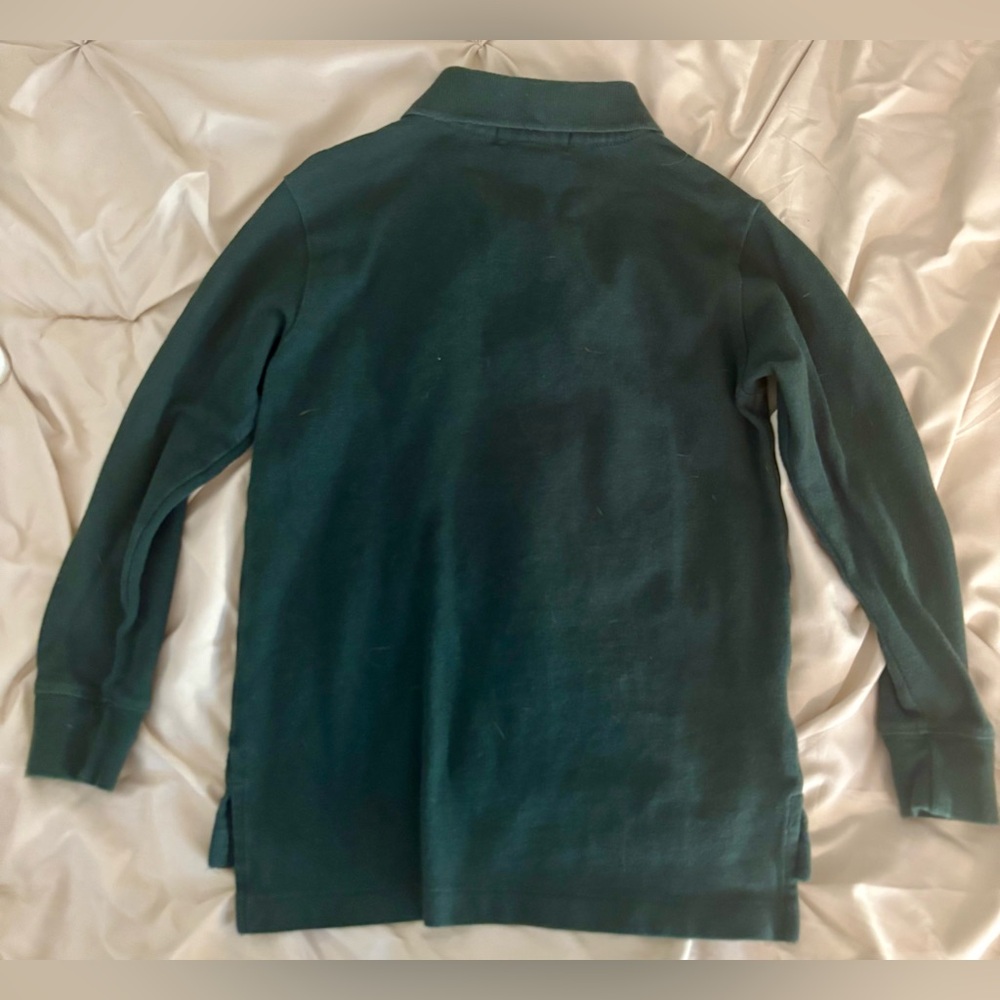 Polo Ralph Lauren Long Sleeve Mesh Cotton Polo Shirt Boy’s Size 4/4T - Picture 3 of 7